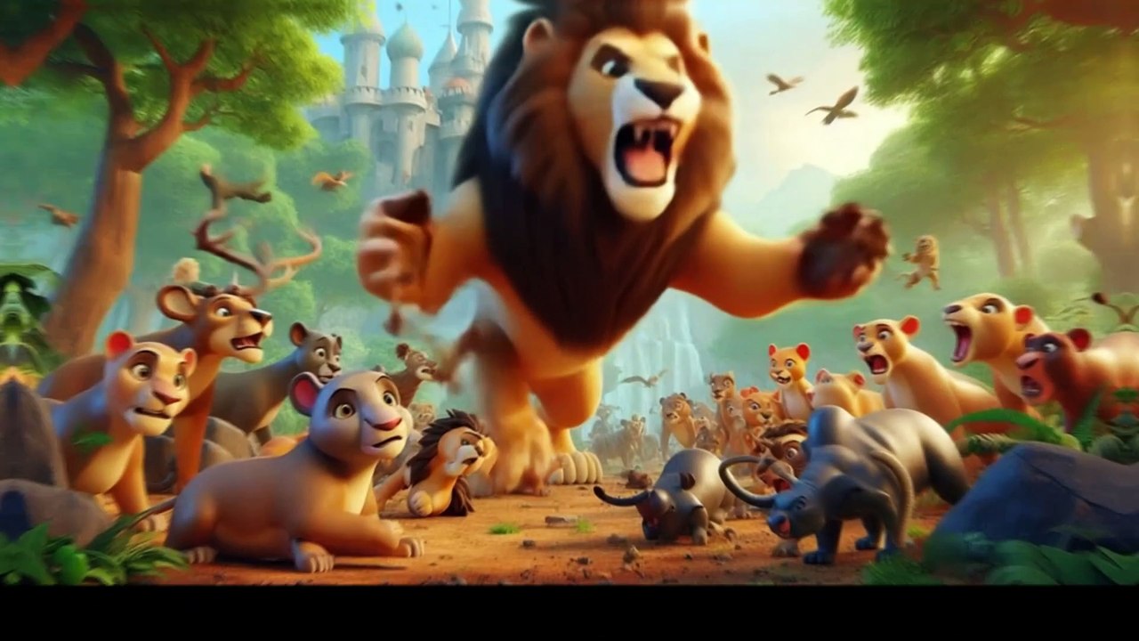 A Brutal Lion King Story | A Cruel lion King and His Fate | Cruel Lion AI Story