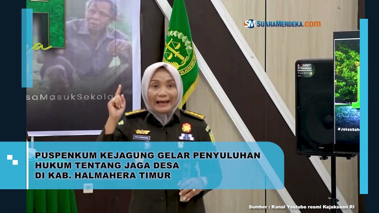 Puspenkum Kejagung Gelar Penyuluhan Hukum Tentang Jaga Desa di Kabupaten Halmahera Timur