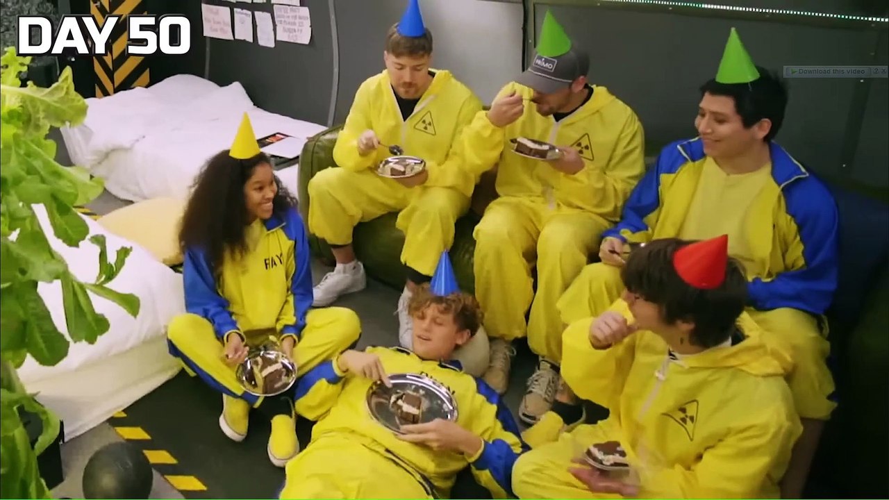 Can MrBeast Survive 100 Days In Nuclear Bunker, Win $500,000 mrbeast hindi l Mr beast in hindi l @MrBeast