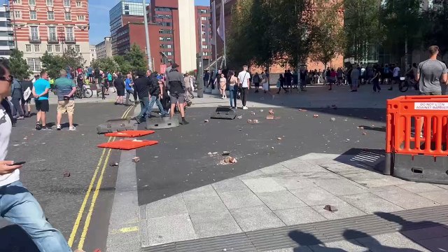 Anti-immigration and anti-racism protests in Liverpool