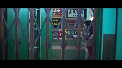 IP Man vs Thai boxer in the elevator in the movie IP MAN 3 (2015)