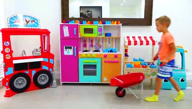 Vlad and Niki ride on toy sportbikes | Vlad & Niki Hindi | hindi dubbed