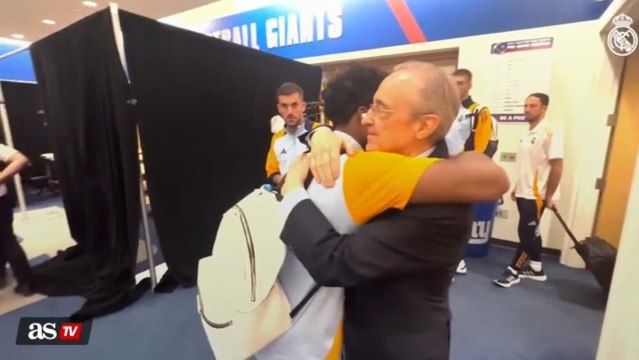 ¿El nuevo ‘protegido’ de Florentino en el vestuario? Vean los saludos del presidente