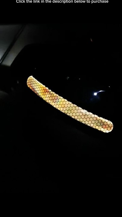 car sticker car stickers car accessories Black sticker reflective strips,