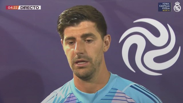 Rueda de prensa Thibaut Courtois, clásico de verano