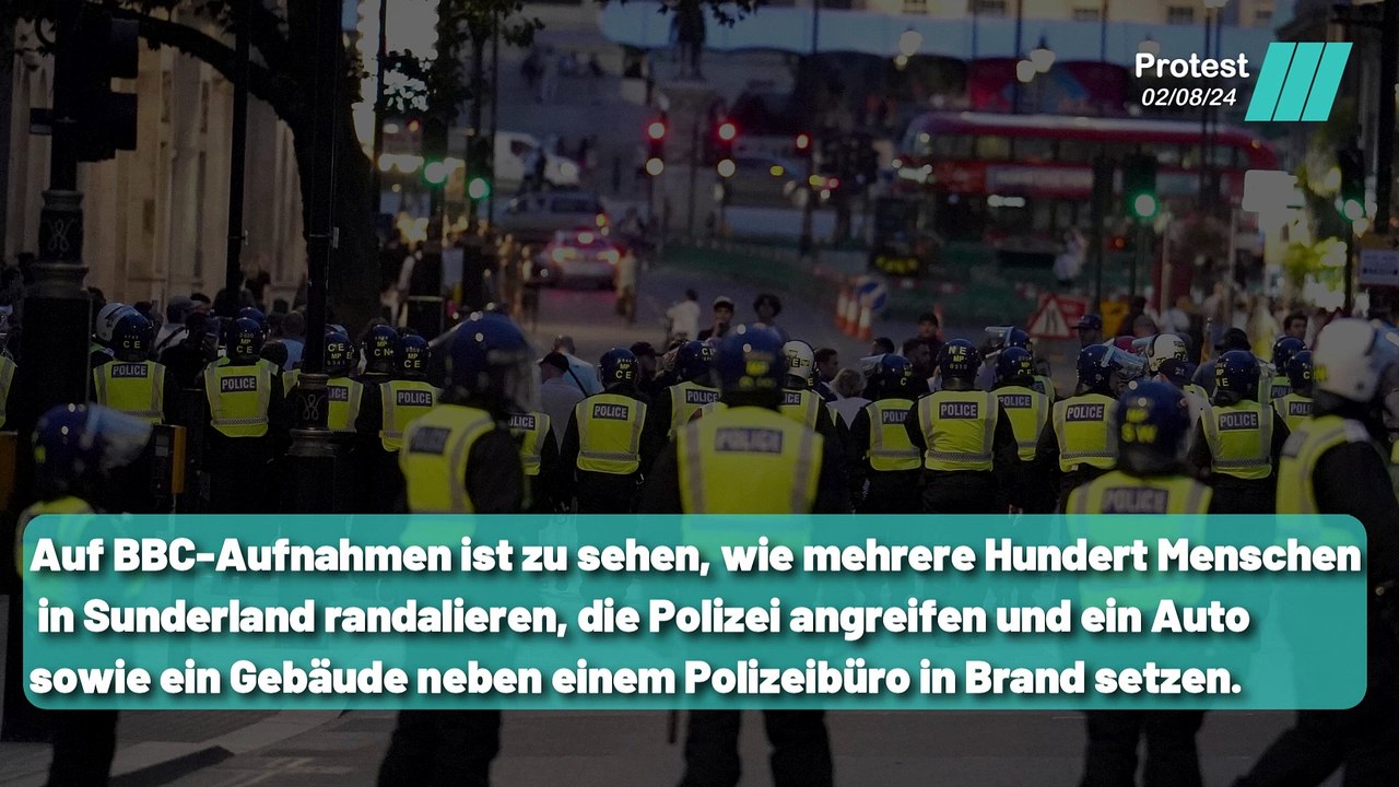 Ein Blick auf die Proteste nach der Messerattacke