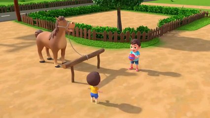 Rain Rain Go Away _ Animal Version _ Newborn Baby Songs & Nursery Rhymes