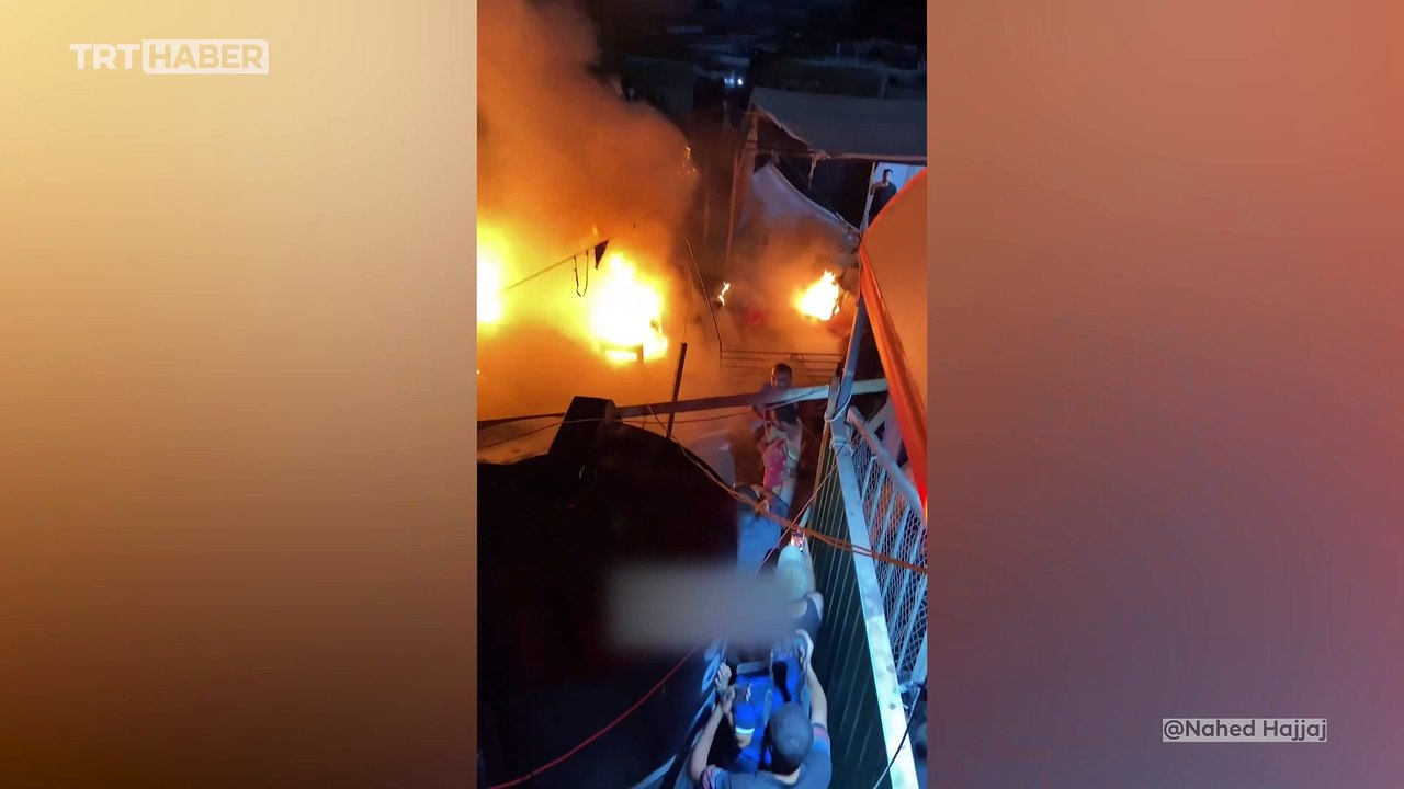 Katil İsrail gece boyunca Gazze'yi bombaladı