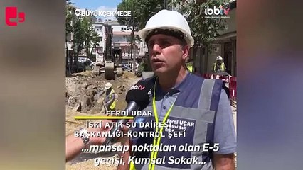 İmamoğlu: Her yağmurda taşkın olan noktalarda altyapı yatırımları yaparak çözüm üretmeye devam ediyoruz.