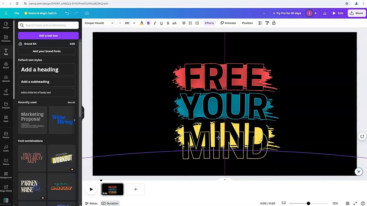 T-shirt typography  Design Tutorial with Canva  I Canva tutorial l easy canva l T-shirt typography (1)