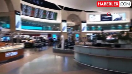 İsrail'deki Ben Gurion Havalimanı boş kaldı