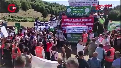 Tokat'ta köylüler sondaj çalışmasına karşı ayaklandı