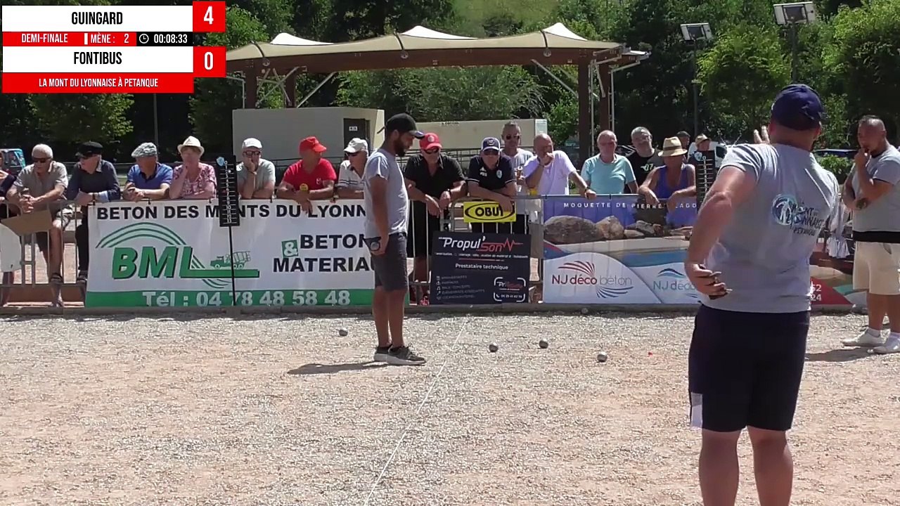 Saint-Symphorien-sur-Coise : La mont du Lyonnaise à pétanque 2024 Triplette Ouvert à Tous (10)