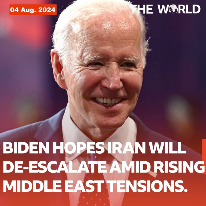 Biden Hopes Iran will De-Escalate Amid Rising Middle East Tensions | The World | The World PK