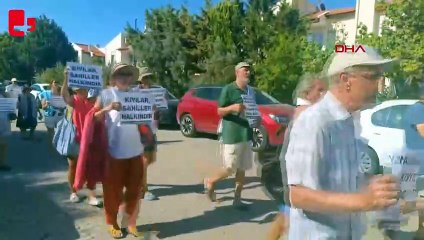 Foça'da 'Kıyılar Halkındır' eylemi