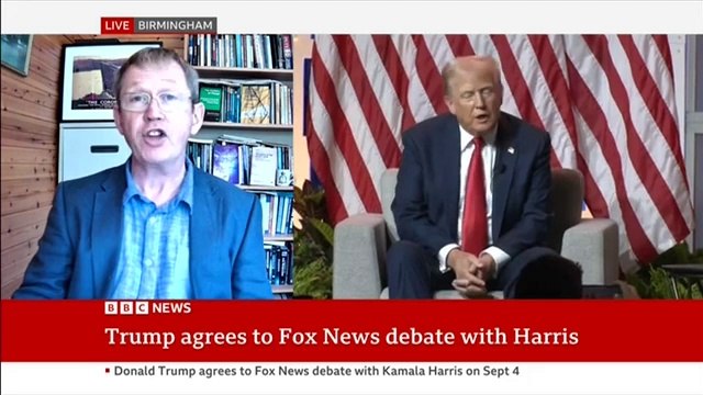 Donald Trump agrees to Fox News plan for debate with Kamala Harris BBC News