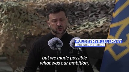 President Zelensky says Ukraine has received first F-16 jets