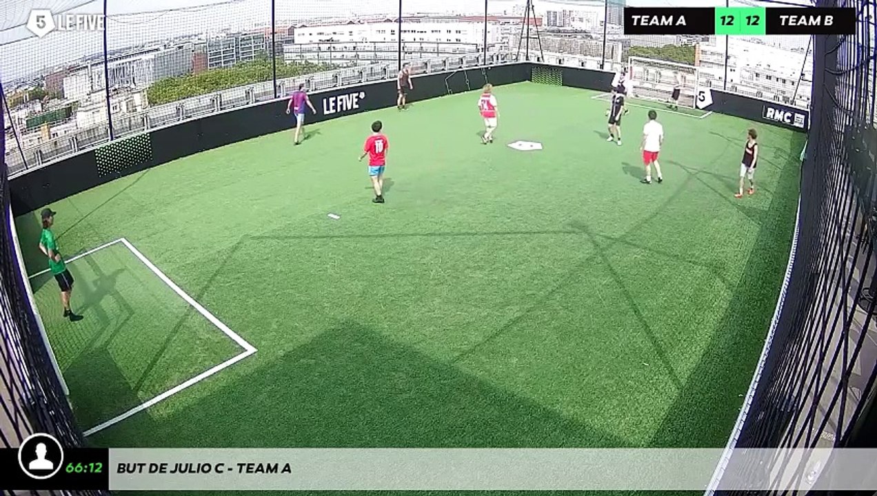 But de Julio C - Team A