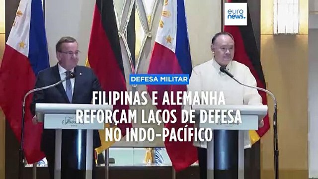 Filipinas e Alemanha reforçam laços de defesa no Indo-Pacífico