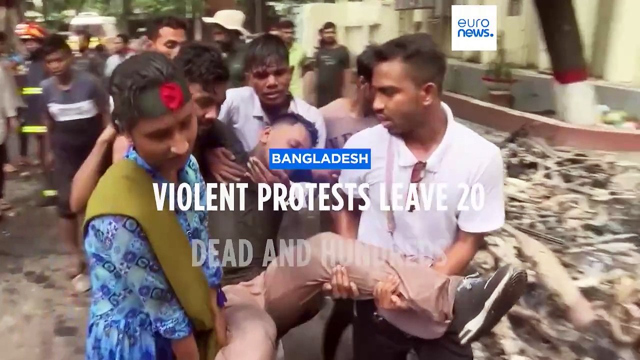 At least 30 killed as violent protests rock Bangladesh