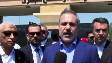 Dışişleri Bakanı Hakan Fidan'dan Gazze'ye Destek Mesajı