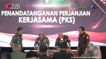 Penandatanganan Perjanjian Kerjasama Antara Jam Intel Kejaksaan RI Dengan Puspom TNI