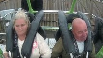 Granddaughter thrills grandma with a roller coaster ride on her 60th birthday