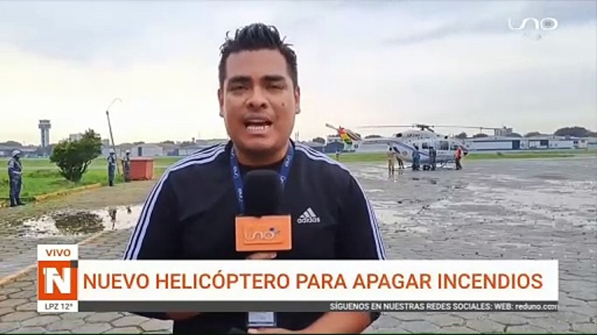 Helicóptero para incendios