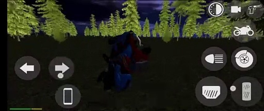 Night bike riding in forest #game