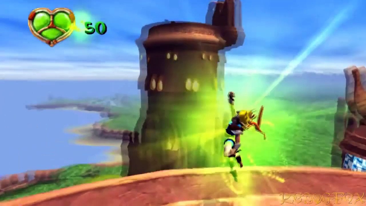Flying in Jak and Daxter - Exploration of the Final Boss World Area