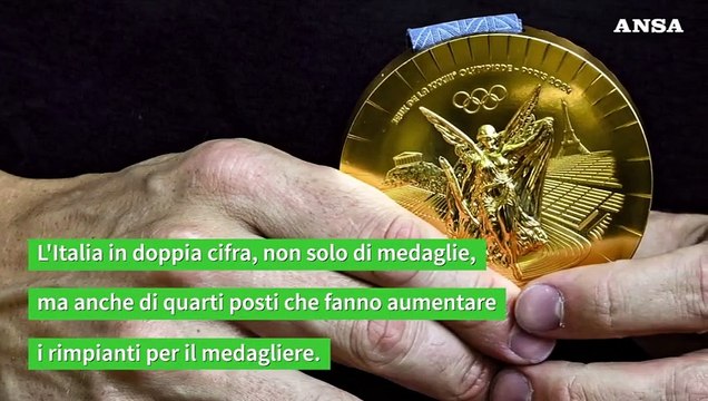 Italia in doppia cifra, anche di quarti posti