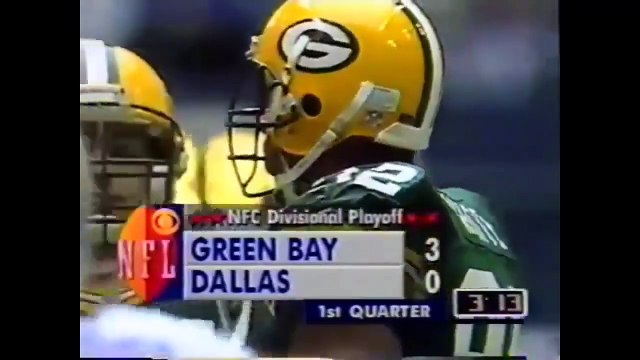 NFC Divisional Playoff 1993 - Green Bay Packers @ Dallas Cowboys - Highlights