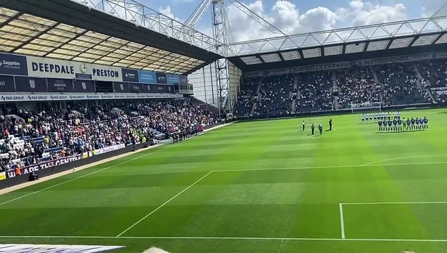 Preston North End hold minute silence for Southport stabbing victims in Everton friendly