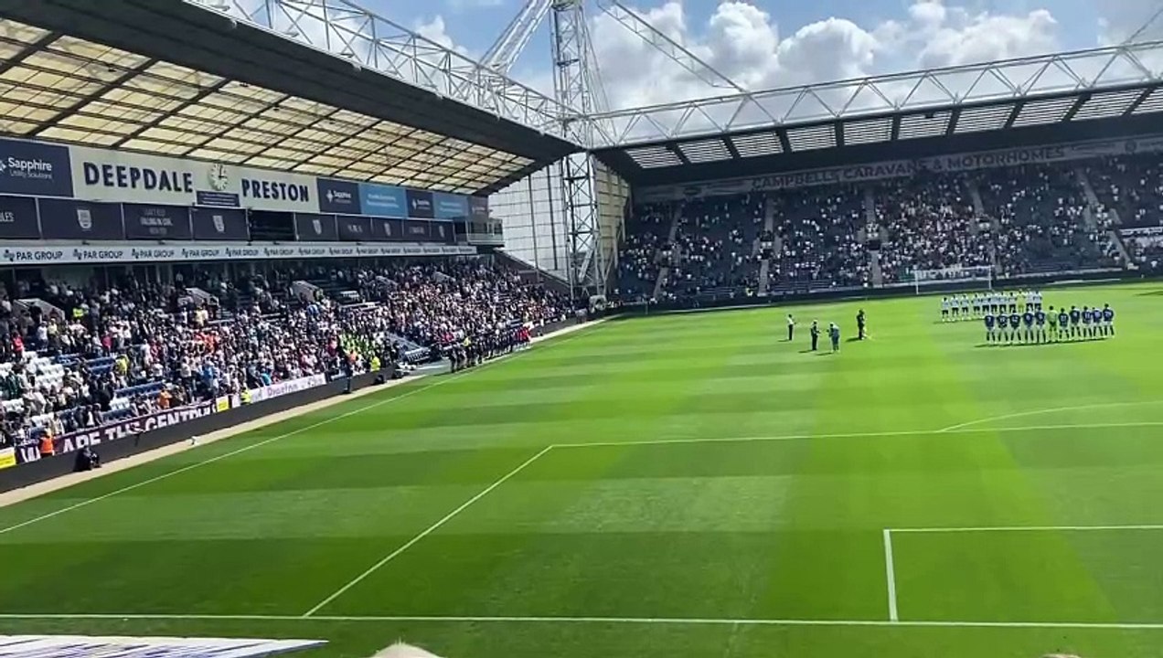 Preston North End hold minute silence for Southport stabbing victims in Everton friendly