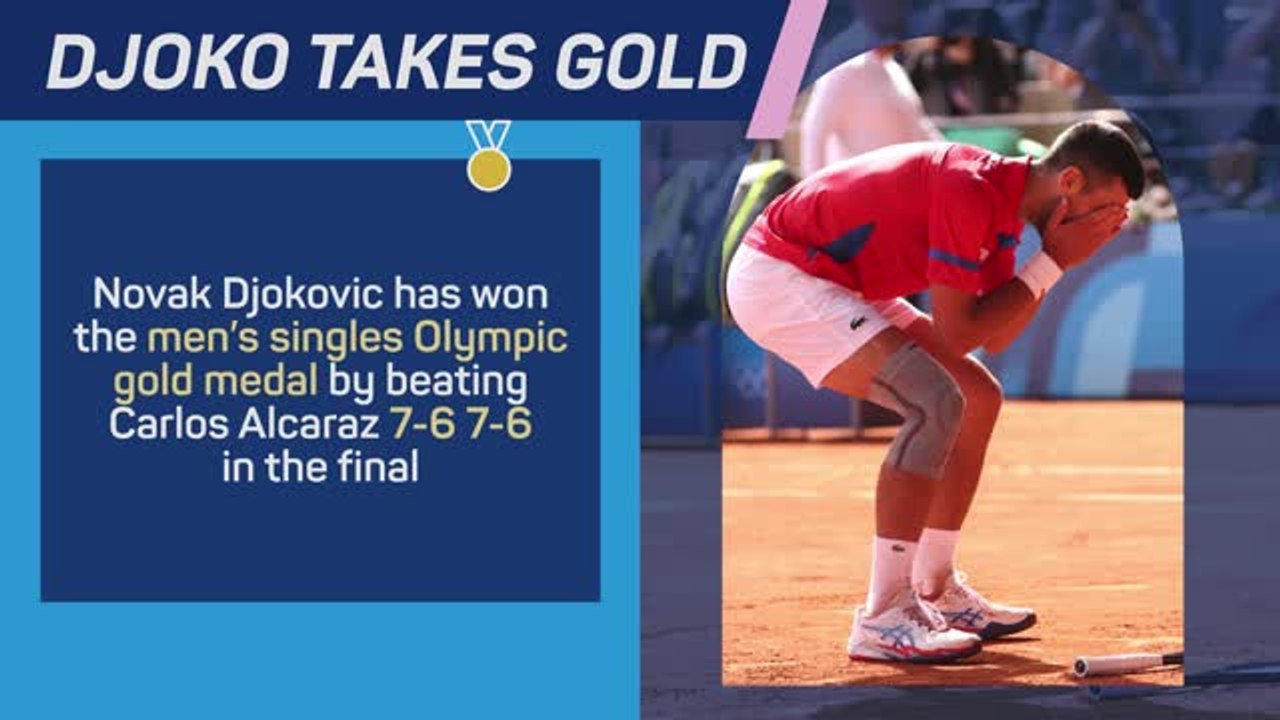 Medal Alert - Novak Djokovic takes home gold at Paris 2024