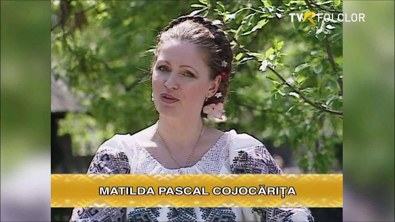 Matilda Pascal Cojocarita- Hai la joc flacai si fete (Popasuri folclorice - arhiva TVR 2008)