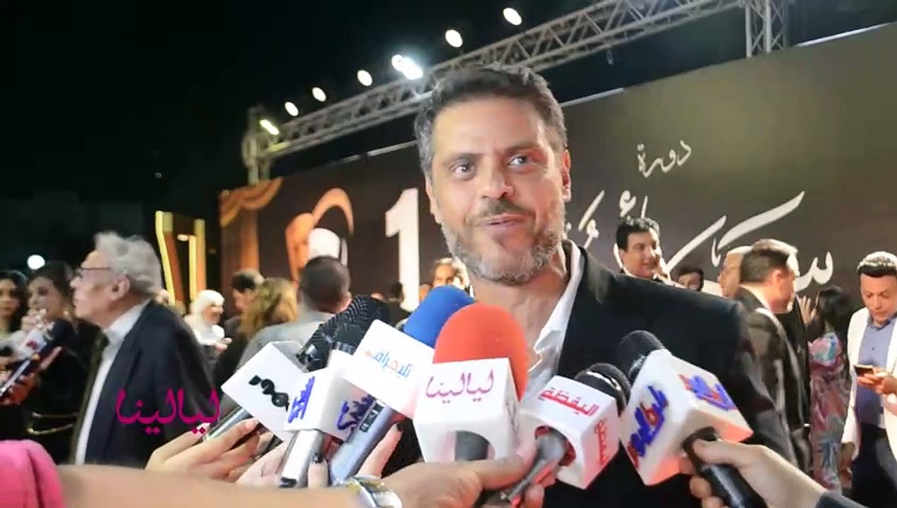 طارق صبري : اشتغلت مع الاستاذة سميحة في مسلسل اوراق التوت من عشر سنين وقلتلي هتبقى ممثل شاطر... كل العالم بيتكلم عن نجاح مهرجان العلمين