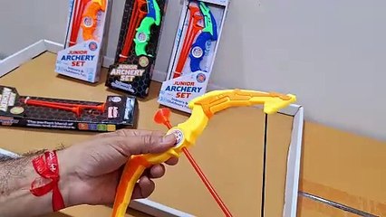 Unboxing and Review of prem ratna Junior archery set  for Kids with 3 Arrows