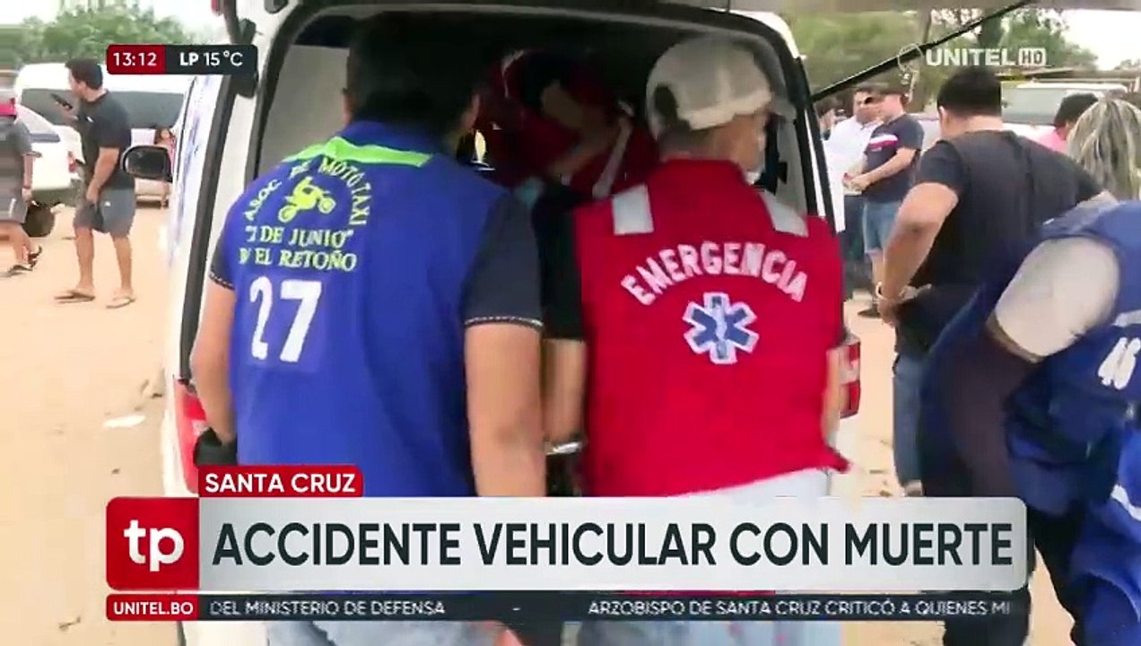 Choque entre dos motos deja un muerto y dos heridos en la zona este de Santa Cruz de la Sierra