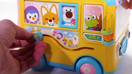 Video de aprendizaje para niños pequeños y bebés_ ¡autobús escolar y casa en el árbol de Pororo!
