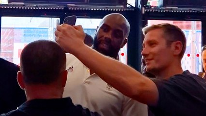 Teddy Riner à la rencontre de ses fans