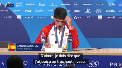 Paris 2024 - Alcaraz : "Je peux être fier de moi"