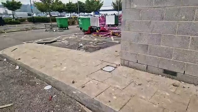 Earlier today police officers were injured during deplorable acts of violence outside the Holiday Inn Express Hotel in the Manvers area of Rotherham.