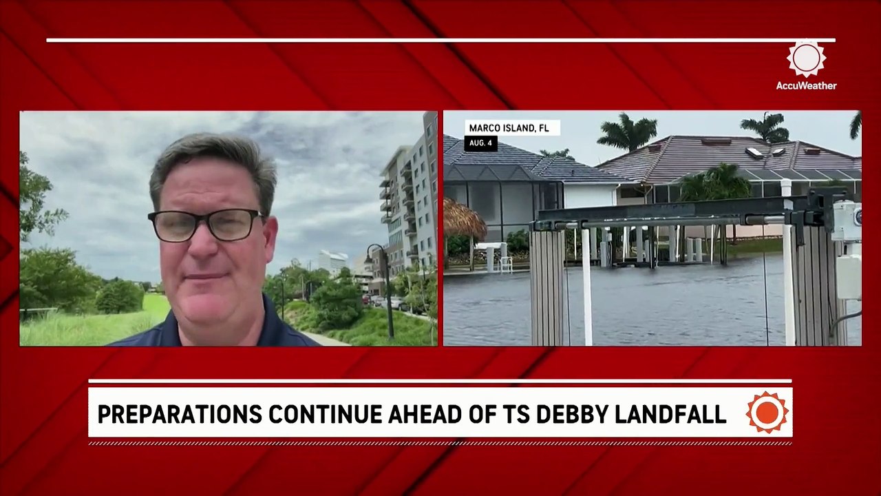 Florida mayor speaks on prepping for Debby landfall