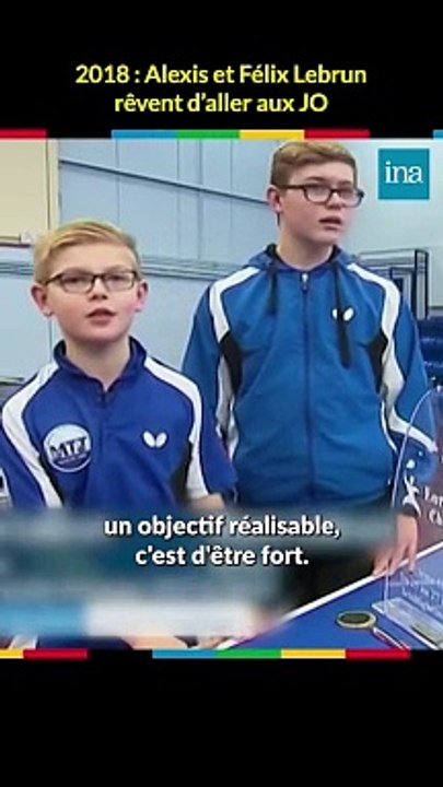 Félix et Alexis : Des rêveurs de 12 et 15 ans à #Paris2024, prêts pour décrocher des médailles !