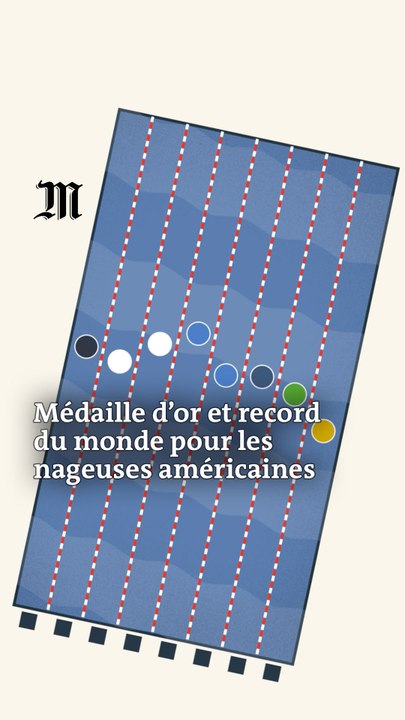 Médaille d’or et record du monde pour les nageuses américaines