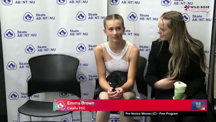 Pre-Novice Women - Free Program - Flight C - CHEMCO RINK - 2024 Wild Rose Invitational (26)