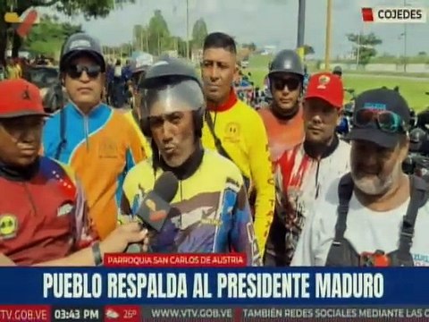 Cojedeños marchan en apoyo al presidente Nicolás Maduro