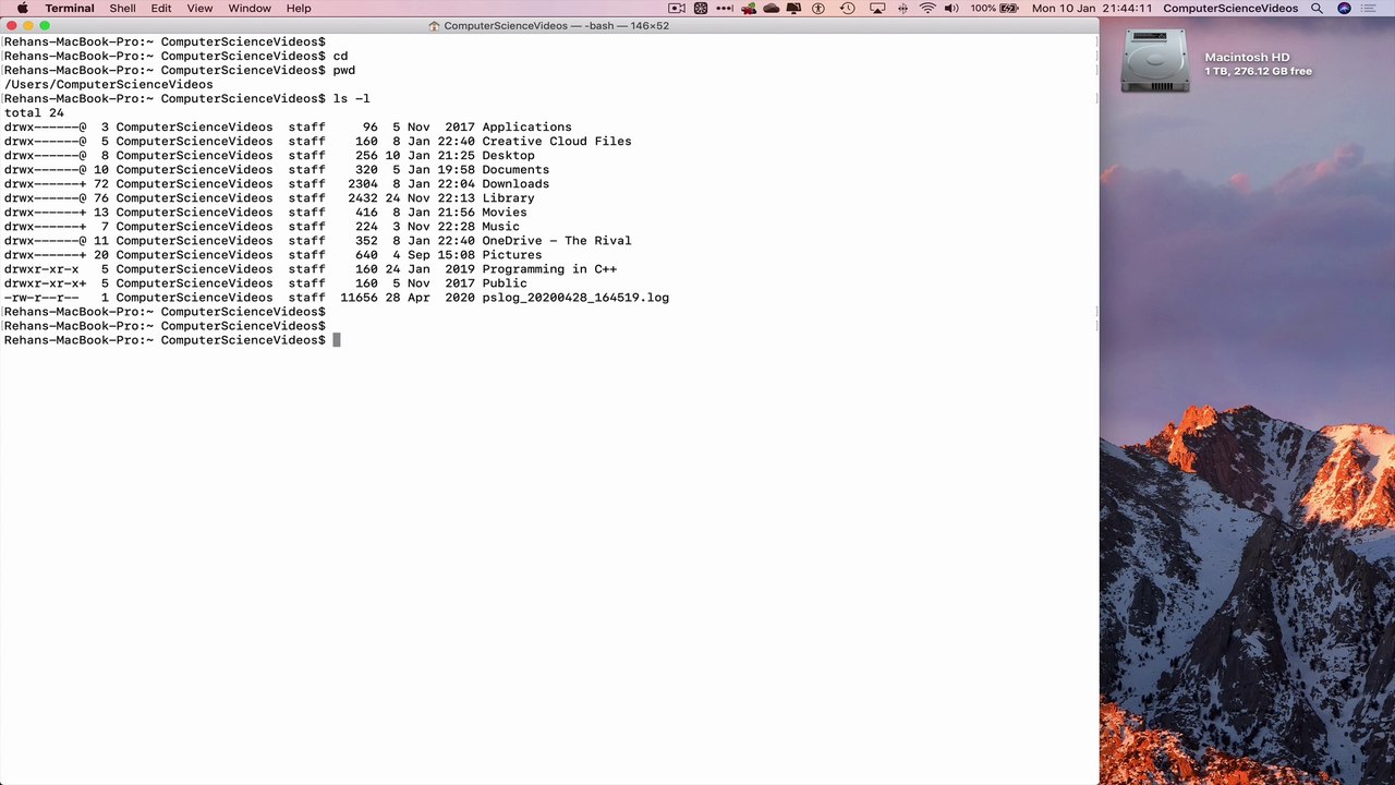 How to OPEN a Folder Using Terminal Commands On a Mac - Basic Tutorial | New