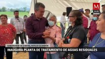 Inauguran la planta de tratamiento de aguas residuales en Villa Corzo, Chiapas